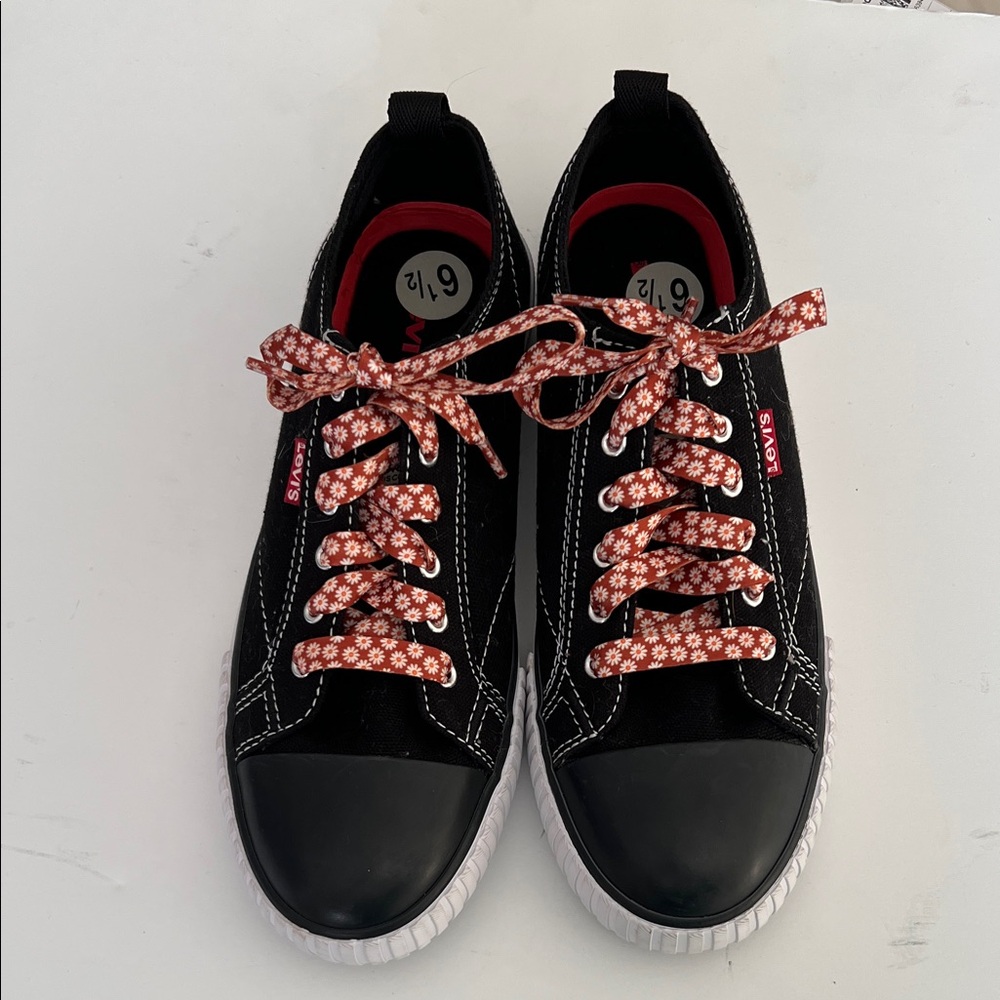 Levi's Black Anikin‎ Canvas Sneakers - Picture 14 of 14